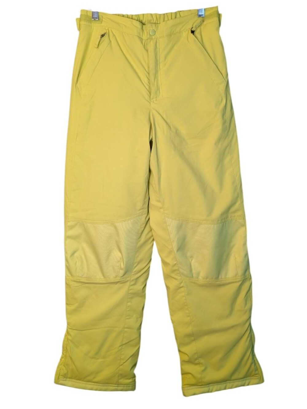 LL Bean Kids Cold Buster Snow Pants Yellow Insulated Ski Board Youth Size 16